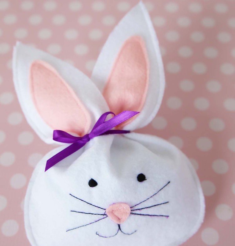 cusut-sac-cadou-de-Paște-copii-pasăre-iepuraș-pentru-copii