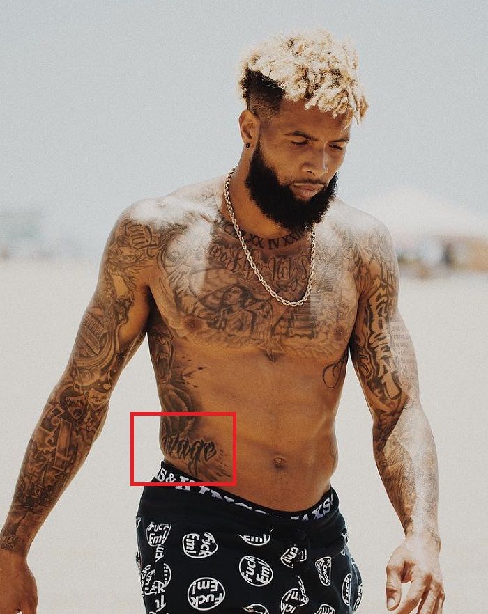 Odell Beckham Jr-Savage-Tattoo