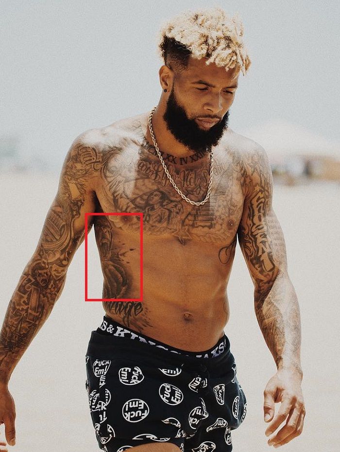 Odell Beckham Jr-Gorilla-Tattoo