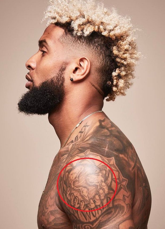 Odell Beckham Jr-Hands Earth-Tattoo