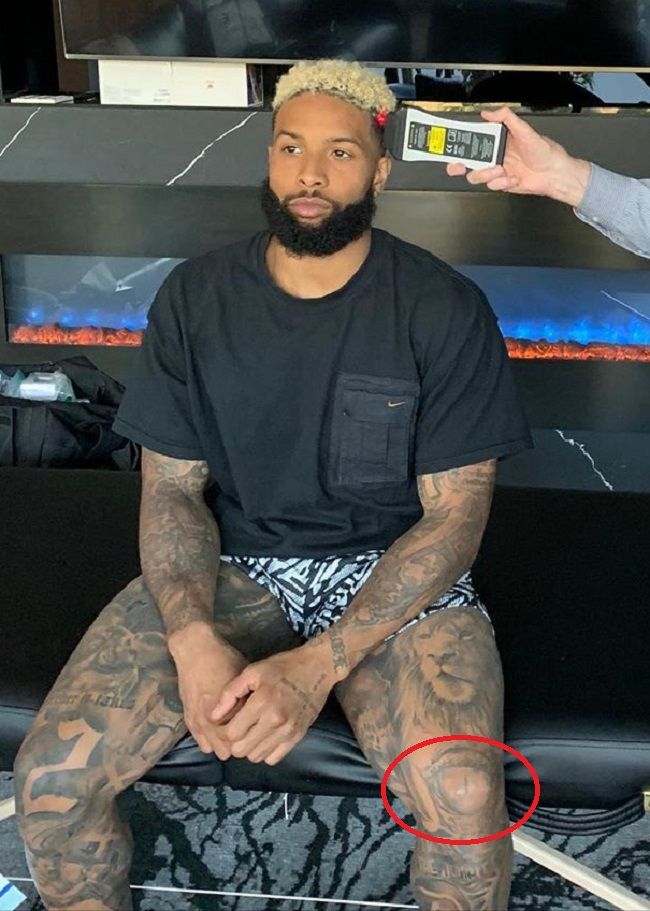 Odell Beckham Jr-Zmijska tetovaža
