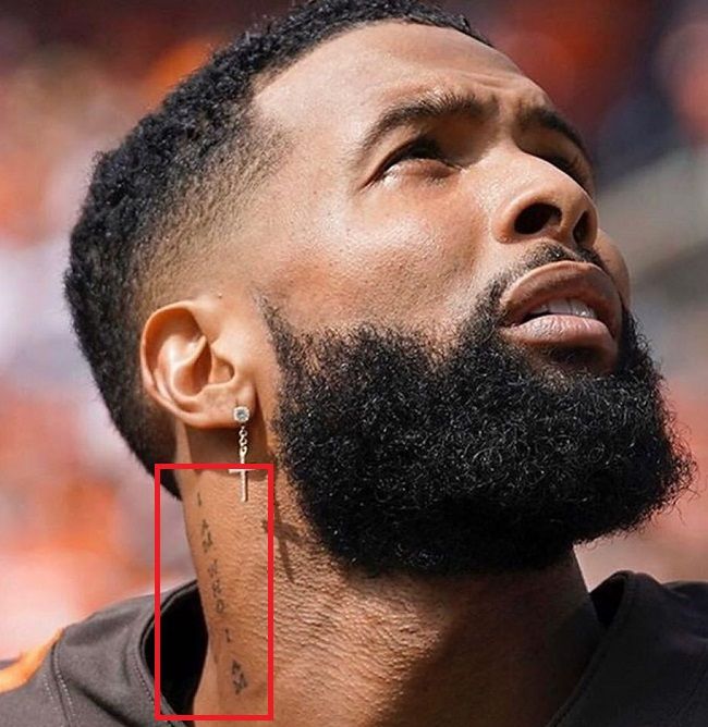 Odell BeckhamJr-JA SAM TKO SAM JA-tetovaža