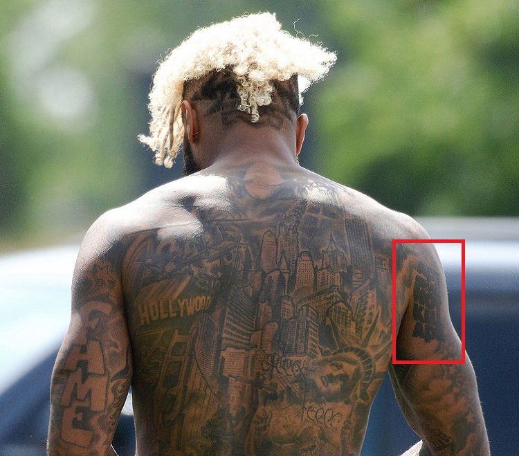 Odell Beckham Jr-APE NEĆE UBITI APE-tetovažu