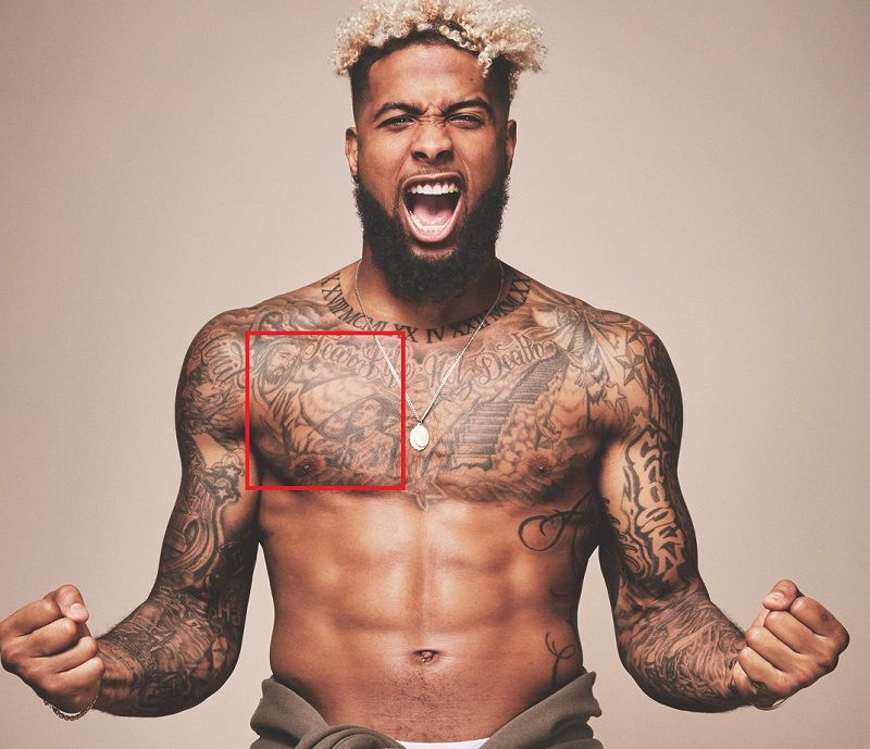 Odell Beckham Jr-Jesus s tetovažom čovjeka