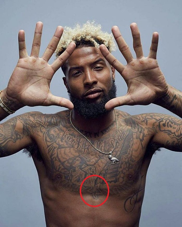 Odell Beckham Jr-Star tetovaža