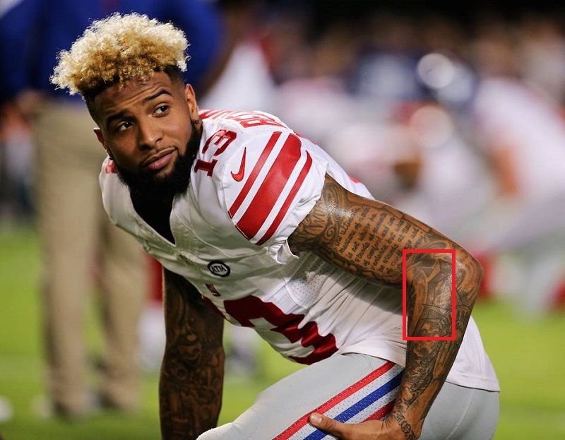 Odell Beckham Jr-Tattoo na lijevoj ruci