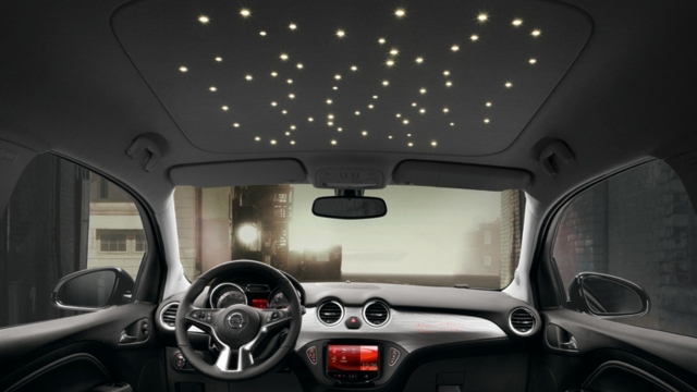 Design interior Opel - tavan cu efect de stea Opel acoperiș interior plafon efect stea