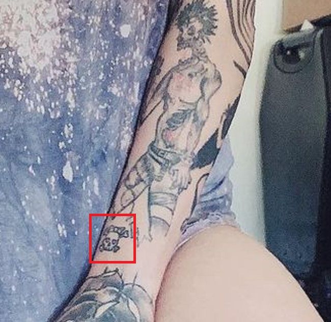 Tatuagem de Ofélia
