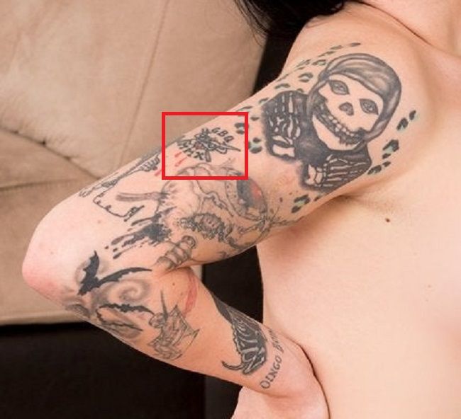 Tatuagem de Ophelia Rain - braço direito