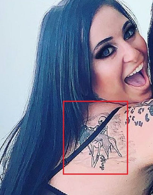 Tatuagem Ophelia Rain-Back