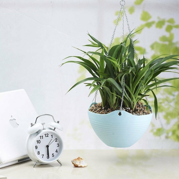 Ghivece de flori pentru a atârna castron-culori-colorate-set-prospețime-idee