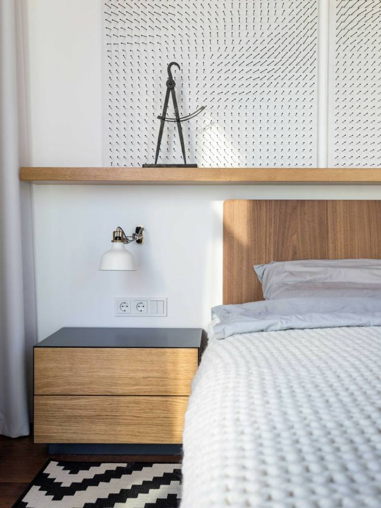 Ideea originală pentru decorarea cu unghii idee vin cremaliera design noptiera covoare de pat stil modern