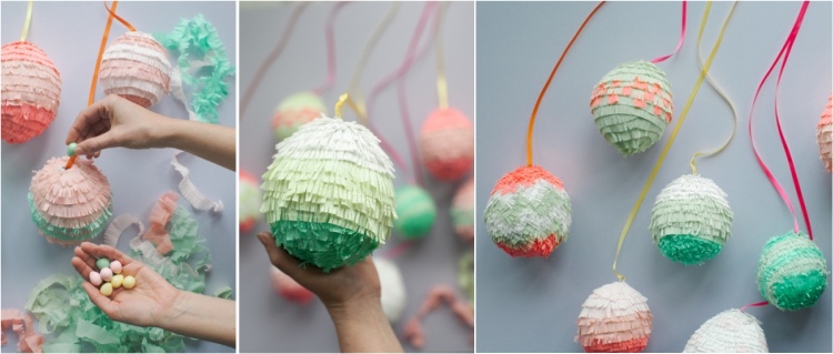 baloane de tineri decorare de Paște hârtie mache pinata