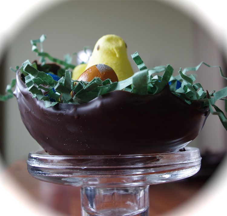 decorațiuni de Paști cu baloane Tinker faceți-vă propria castron de ciocolată