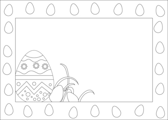 Idei fără șabloane de card de Paște, ouă de Paște