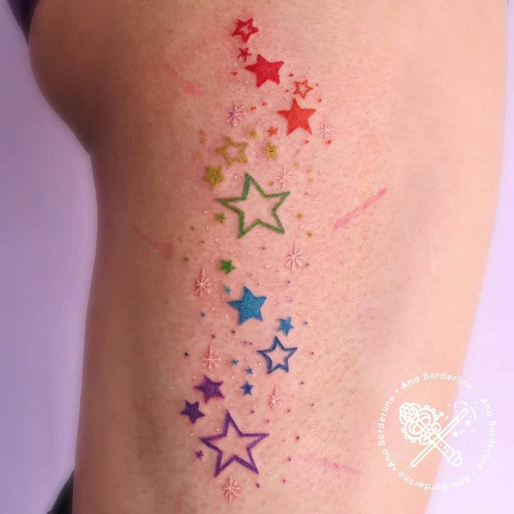 Tatuagens de estrelas, tatuagem salva, 22