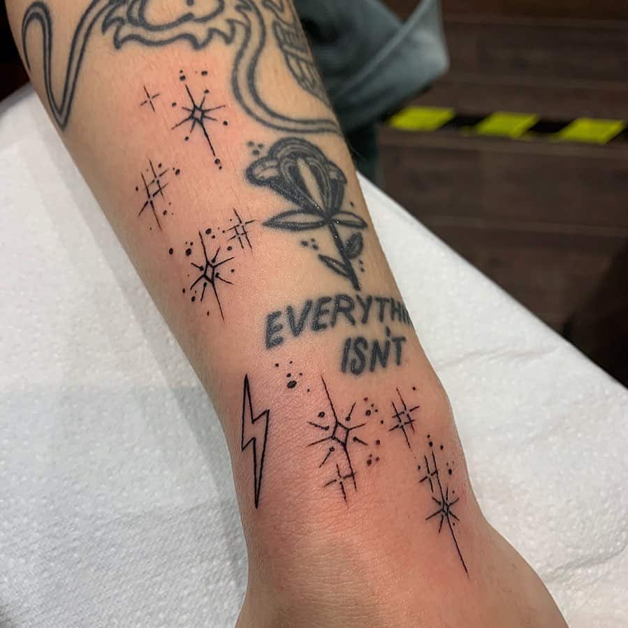Tatuagens de estrelas, tatuagem salva, 36