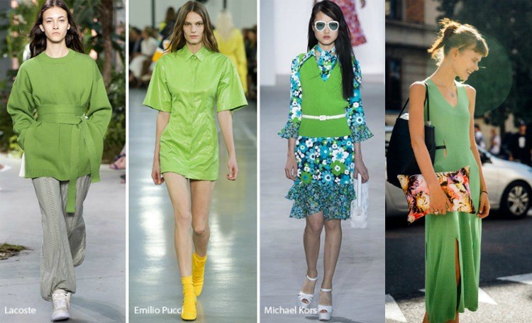 Tendința culorilor de verdeață și moda pe podium și stradă pantone-color-green-2017-catwalk-fashion-streetstyle