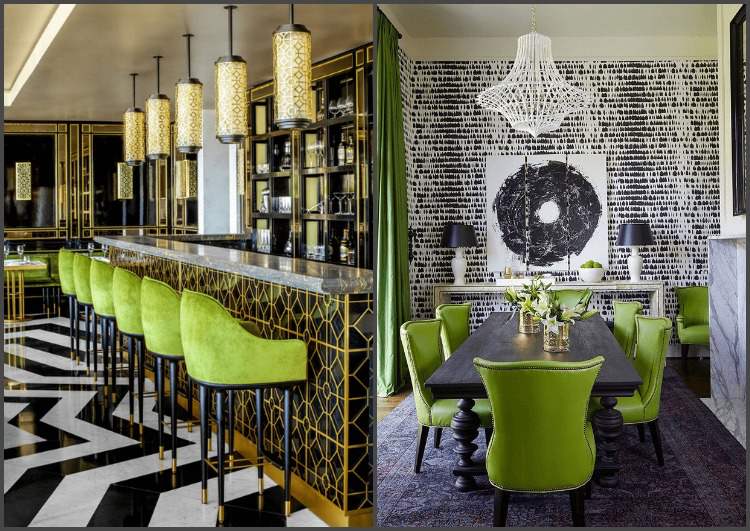 Fotoliu tapițat elegant, cu capac verde culoare-pantone-verde-2017-tapițerie-fotoliu-elegantă