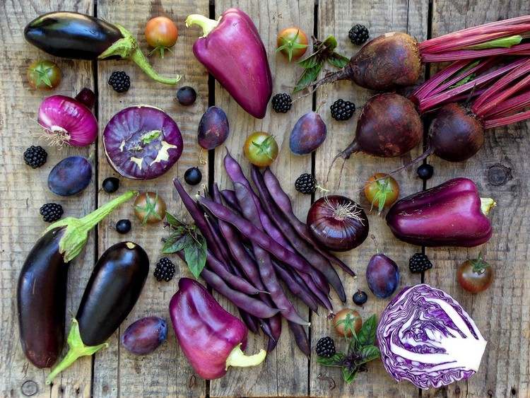 culoarea tendinței culinare violet a anului 2018