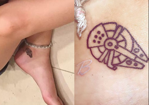 Astronave del piede sinistro di Paris Jackson