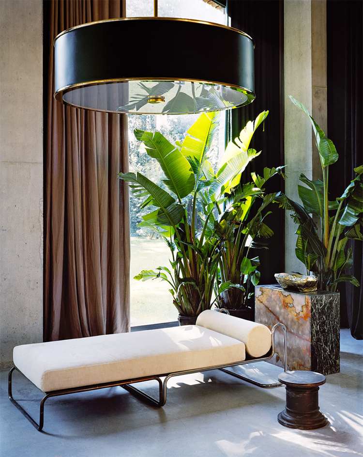 lampă suspendată din beton cu efect de patină, lampă suspendată otomană