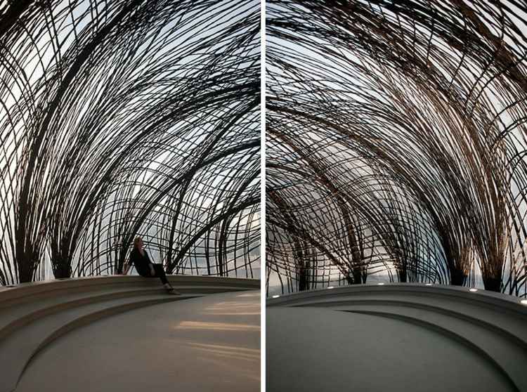 pavilion carbon design de arhitectură proiect de student ușor ideea