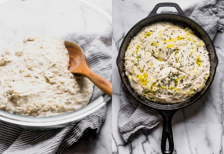 Bateți cu rozmarin și ulei de măsline într-o tigaie