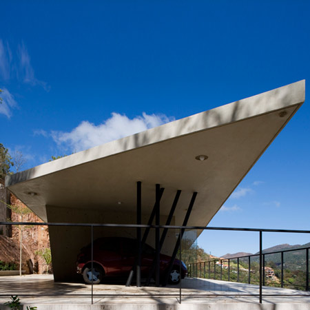 fațadă modernă de amenajare a casei arhitectură interesantă din Brazilia - fațadă