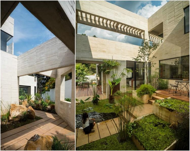 grădină podele din lemn iazuri plante nuferi