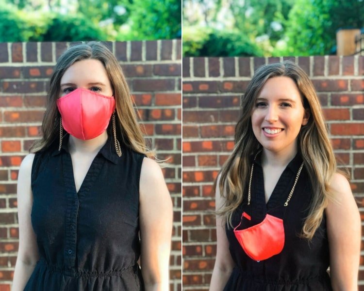 Faceți-vă un lanț de mască - Utilizați un lanț auriu simplu pentru un aspect elegant