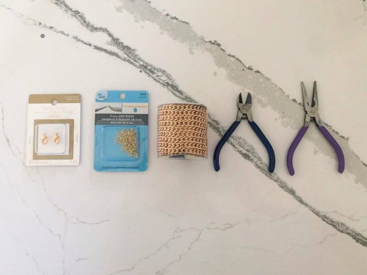 Lanț de protecție bucală Tinker cu carabiniere, inele de legare și clește