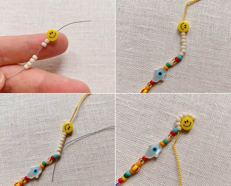 Pur și simplu creați un soare din perle cu o mărgele zâmbitoare