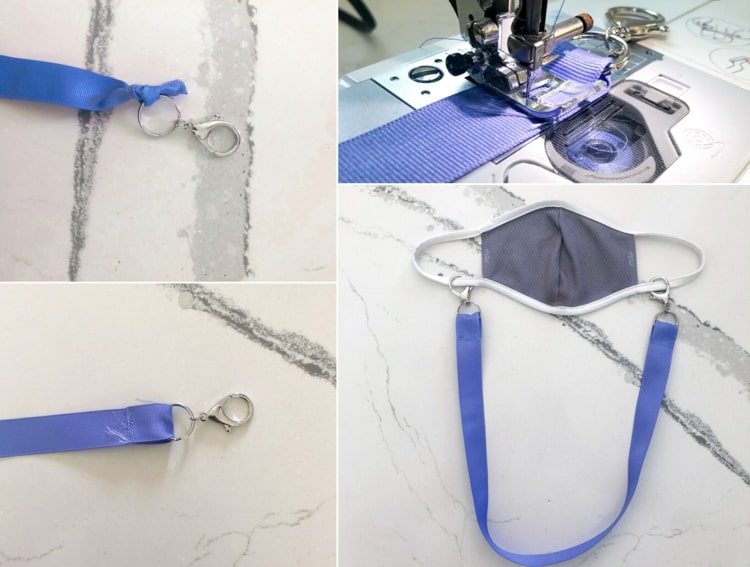Instrucțiuni simple pentru lanțurile de mască cu lipici sau cusut