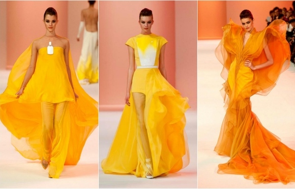 Trei idei pentru rochii de seară în portocaliu și galben rochii-de-seara-chic-colaj-moda-2014