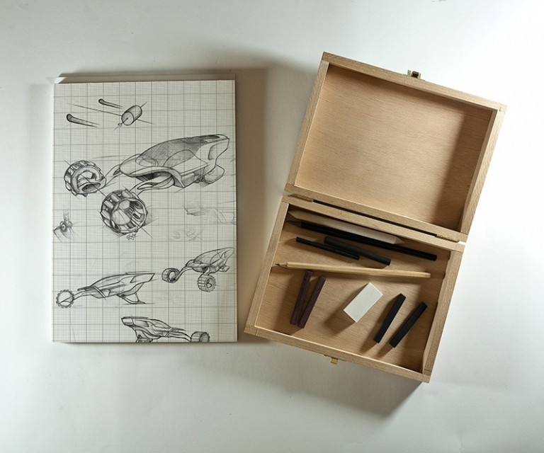 Desene de mână în creion pe hârtie de desen RDSV-snowmobile-desen-creion-radier-desen-hârtie-desen-handmade