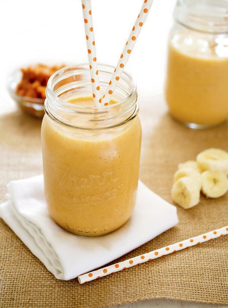 smoothie rețete de coaja de banane coapte peste resturi