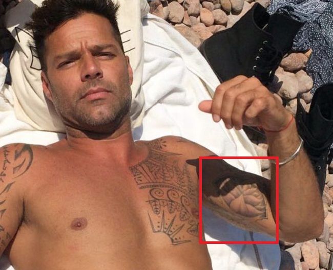 „Lotus“ tatuiruotė-Ricky Martin