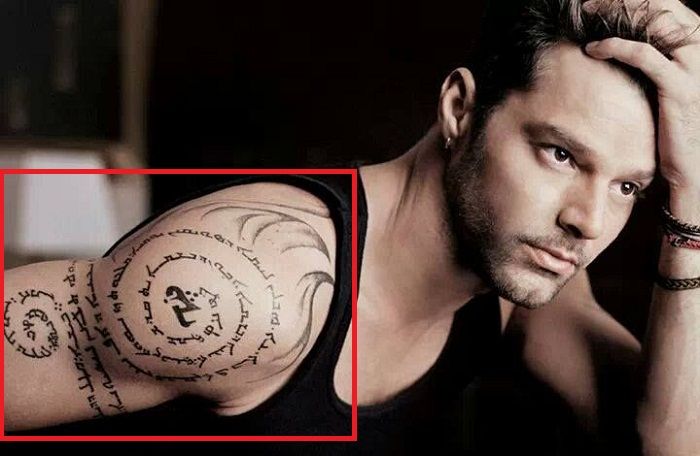 Aramėjų tatuiruotė-Ricky Martin-Tattoo