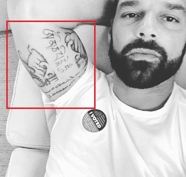 Ricky Martin-Tattoo
