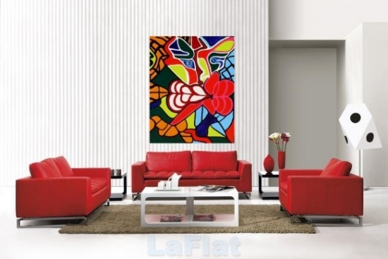mobilier idei roșu în sufragerie pictură colorată idei de mobilier pentru roșu în sufrageria pictură colorată