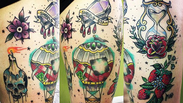 Rubino šlaunų tatuiruotės