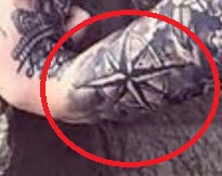 Rubino vidinė rankos tatuiruotė