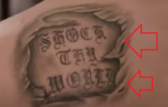 世界に衝撃を与える-ライアン・ガルシア-タトゥー