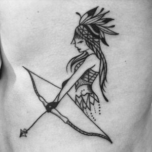 tatuaggio sagittario