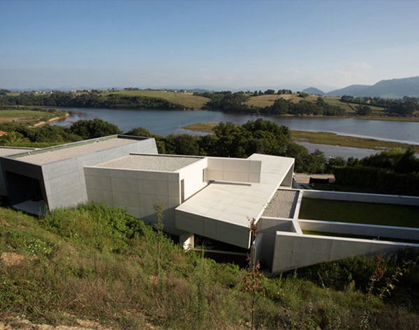 o casă minimalistă modernă deasupra o proprietate minimalistă - arhitectură interesantă