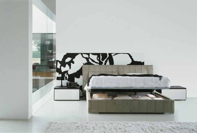 Adeziv de perete de culoare alb-negru