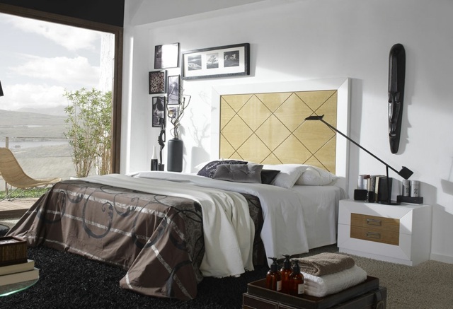 decor modern de perete pentru dormitor exotic idei exotice de decorare perete dormitor