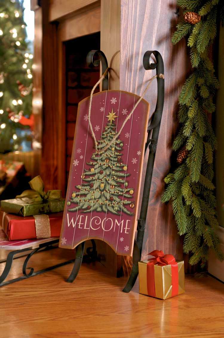 săniușul de vopsea faceți singur decorațiunile de Crăciun