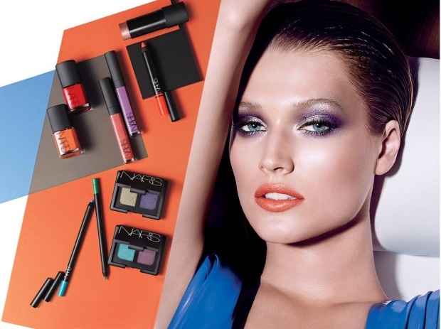 NARS primăvară smokey ochi purpurii fard de ochi buze portocalii NARS ochii de primăvară fumează buzele purpurii portocalii